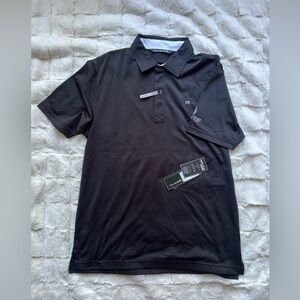 SOLD - Travis Mathew Mulligan Icon Black Golf Shirt